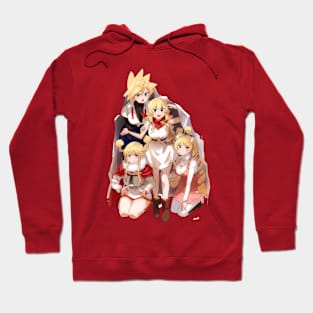 Four Blonde Girls Hoodie